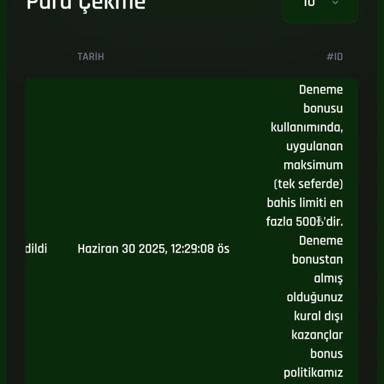 Deobet Sitesinde Bonus Kazancı Çekiminde Yaşanan Sorun