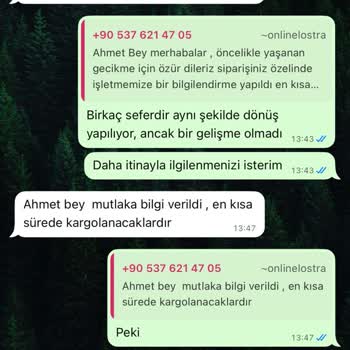 Ayakkabı Teslimatı Ve İletişim Sorunu Yaşıyorum