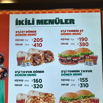 Menüdeki Ürünle Gelen Ürün Arasında Büyük Fark Yaşadık