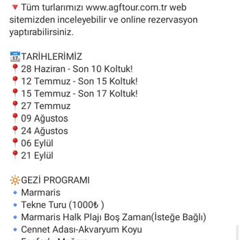 Tur Programında Yer Alan Mekanlara Götürülmedik, Mağduriyetimizin Giderilmesini Talep Ediyorum