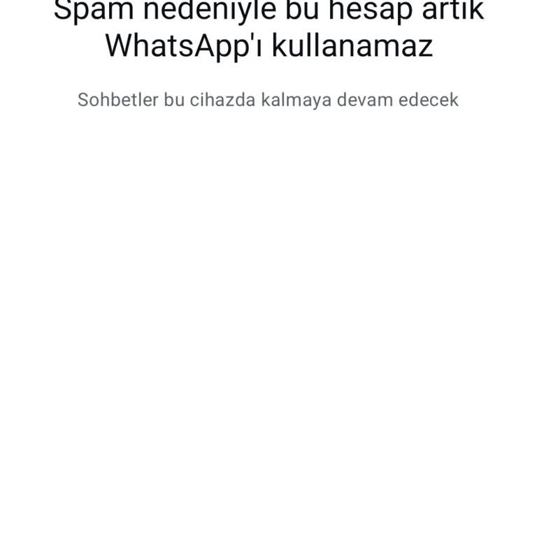 WhatsApp Hesabım Haksız Yere Kapatıldı Giriş Yapamıyorum