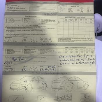 Haksız Araç Kiralama İptali Ve Asılsız Suçlamalar Nedeniyle Mağduriyet