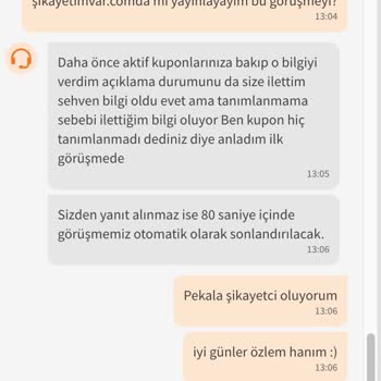 Trendyolmilla Arkadaşını Çağır Kampanyasında Kupon Kullanımıyla İlgili Sorun