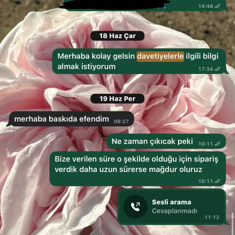 Düğün Davetiyesinde Gecikme Ve İlgisizlik Hayal Kırıklığı Yarattı