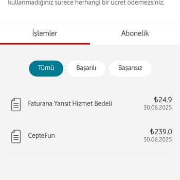 Ceptefun Haksız Ücret Yansıttı