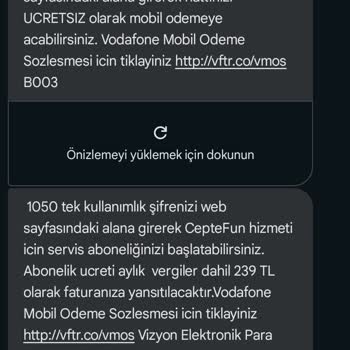 Ceptefun Haksız Ücret Yansıttı