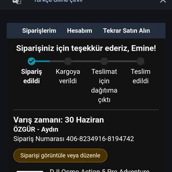 Amazon Siparişim İptal Edildi, Mağduriyetimin Giderilmesini Talep Ediyorum