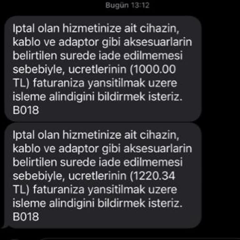 Cihaz Teslimine Rağmen Haksız Ücret Talebi Ve Yetersiz Müşteri Hizmeti