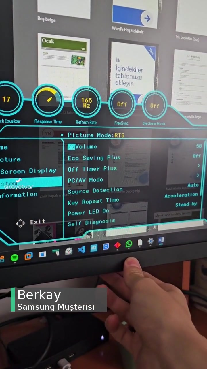 Samsung LS27AG32x Görüntüde Parazit Oluşması! videonun kapak resmi