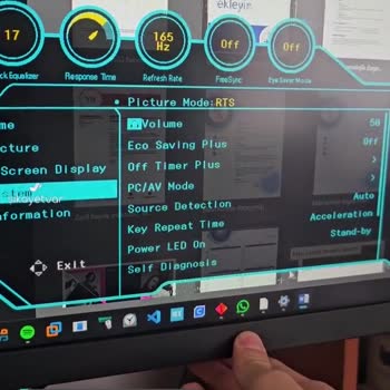 Samsung LS27AG32x Görüntüde Parazit Oluşması!