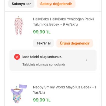 Yanlış Ürün Gönderimi Ve İade Sorunu Nedeniyle Yaşanan Mağduriyet