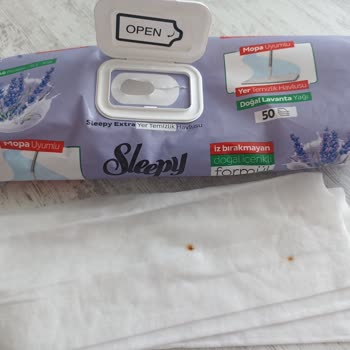 Sleepy Temizlik Havlusunda Lekeli Ürün Problemi Ve Güven Kaybı