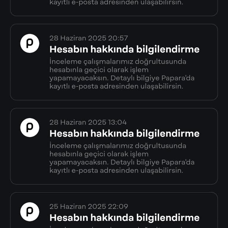 Papara Hesabıma 1 Aydır Erişemiyorum, Mağduriyetim Devam Ediyor
