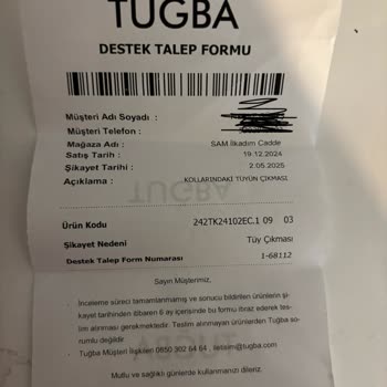 Aldığım İkili Takımın Tüyleri Dökülüyor, Mağaza İade Talebimi Reddetti