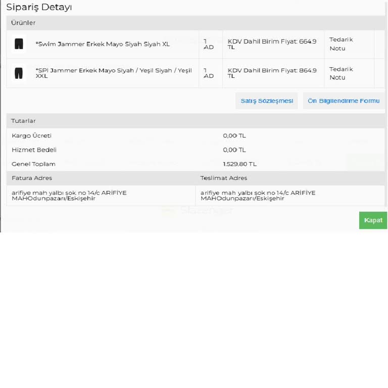 Hijyen Pedi Kalitesizliği Ve Haksız İade Reddi