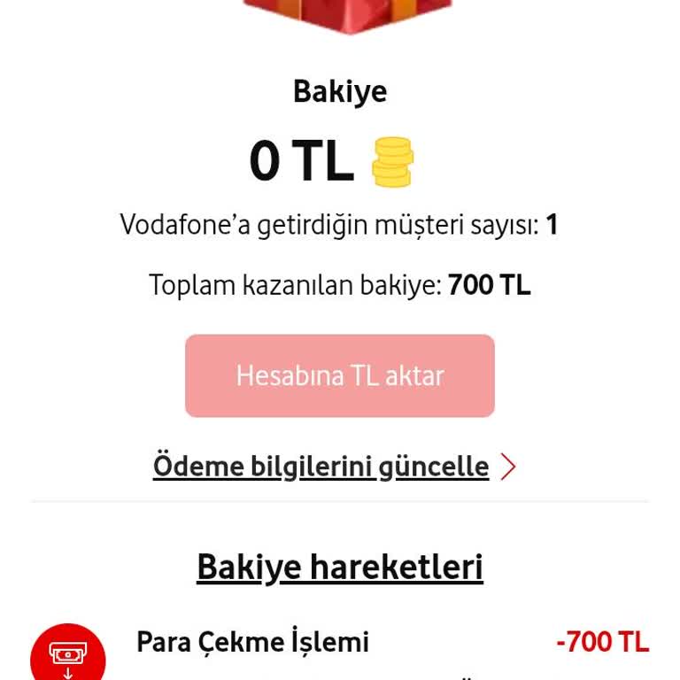 Vodafone Davet Et Kazan Kampanyasında Ödeme Mağduriyeti