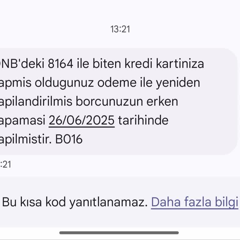Erken Kapatılan Kredi Kartım Hâlâ Kullanıma Açılmadı