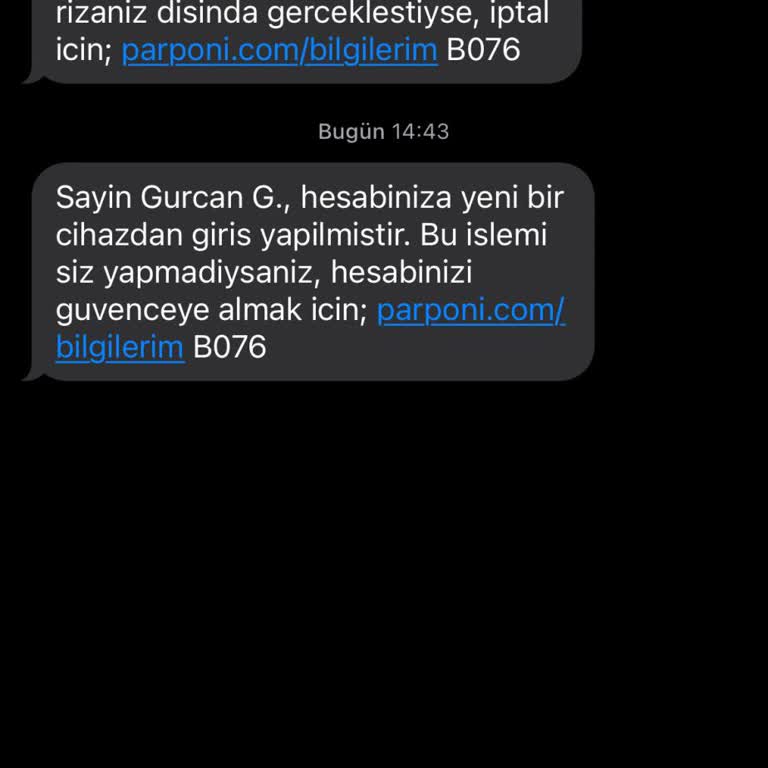Üyeliğim Olmayan Siteden Gelen Güvenlik Mesajları Hakkında Şikayet