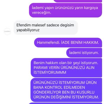 Kusurlu Ürüne İade Yapılmadı, Haksız Kargo Ücreti Talebi