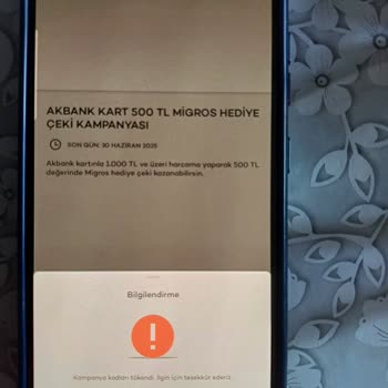 Migros Çeki Kampanyasında Kod Tükenmesi Ve Bilgilendirme Sorunu