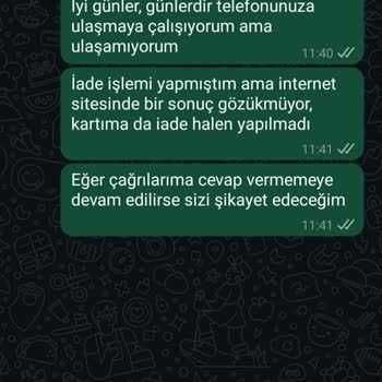 İade Süreci Ve İletişimsizlik Mağduriyeti
