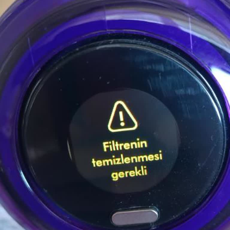 Dyson V12 Filtre Temizliği Uyarısı Sürekli Tekrarlanıyor