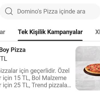 Domino's Şubesinde Yüksek Fiyat Ve Düşük Kalite Hayal Kırıklığı