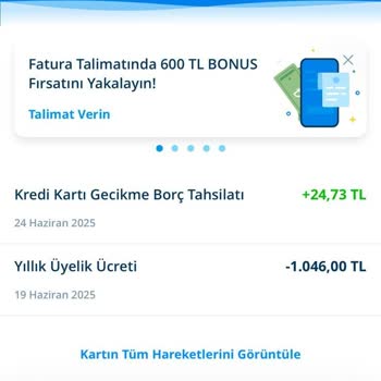 Yıllık Kart Ücreti Sürprizi Ve İade Talebim