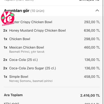 Bowl Department Çiğ Tavuk Gönderildi, Müşteri Sağlığı Hiçe Sayıldı