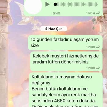 Kelebek Mobilya'dan Aldığımız Koltukta Sürekli Sorun Ve Yetersiz Müşteri Hizmeti