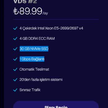 VDS Paketinde Yetersiz NVMe SSD Performansı
