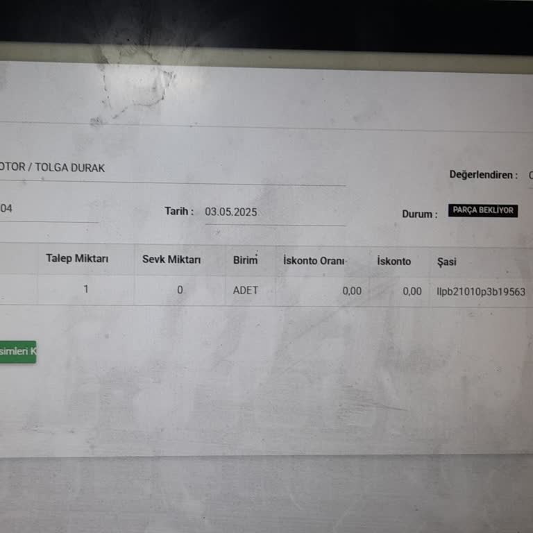 Kuba Bluebird Motorumun Karbüratör Parçası 2 Aydır Gelmedi, Müşteri Hizmetleri Yetersiz