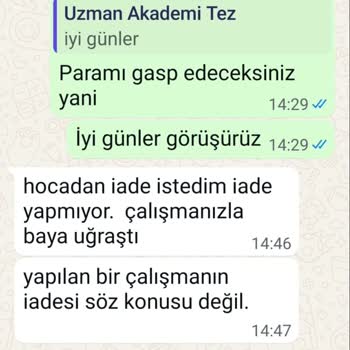 Eksik Ve Hatalı Çalışma, Kötü İletişim Ve Ücret İadesi Sorunu
