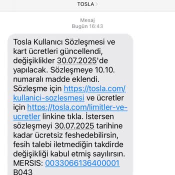 Bilgim Dışında Tosla Üyeliği Ve Haksız Mesajlar