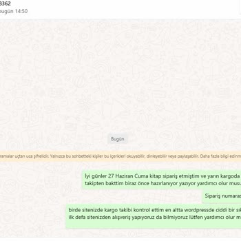 Siparişim Hazırlanıyor Olarak Kaldı Ve Destek Yanıt Vermiyor