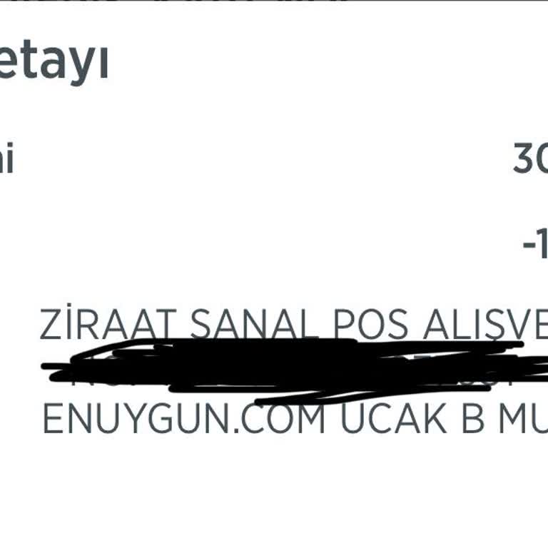 Ödeme Yapıldı Bilet Alınamadı Ücret İadesi Yok