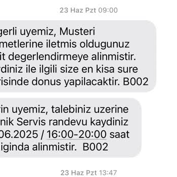 Teknik Servis Sonrası Haksız Ücretlendirme Ve Çözülmeyen Talep