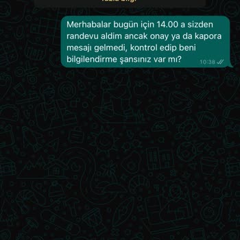 Randevu Onayı Ve İletişim Eksikliği Hayal Kırıklığı Yarattı
