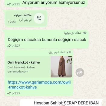 Defolu Mont İadesinde Paramı Alamadım Müşteri Hizmetleri Çözüm Sunmuyor