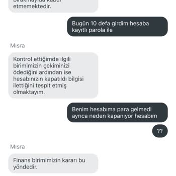 Kazancımın Ödenmemesi Ve Şikayet Sonrası Mağduriyet