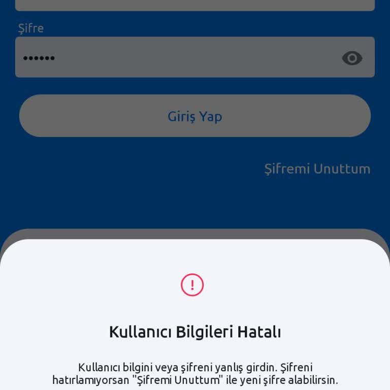 Nkolay Uygulamasında Şifre Ve Doğrulama Sorunu Yaşıyorum