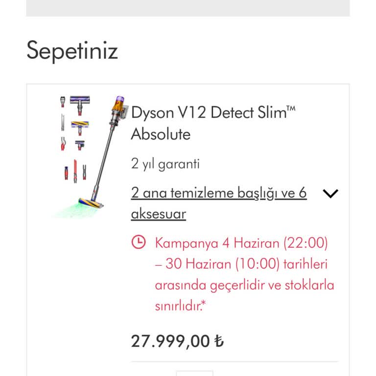 Dyson Sitesinde Ödeme İşlemi Sürekli Hata Veriyor Alışveriş Tamamlanamıyor