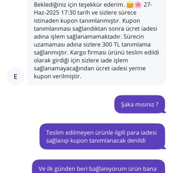 N11 Alışverişimde Ürünüm Kayboldu Para İadesi Yerine Sadece Kupon Verildi