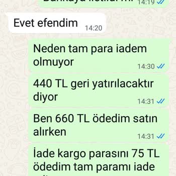 Yanıltıcı Ürün Ve Haksız Kargo Kesintisi Nedeniyle Mağduriyet