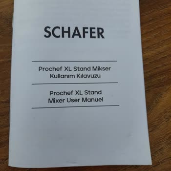 Schafer Pro Chef XL Karıştırıcı Aparatında Kararma Ve Leke Sorunu