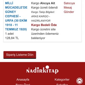 Peşin Ödenen Kargo Ücreti Sonrasında Tekrar Kargo Talebi