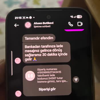 Sipariş Sonrası Ürün Ve Para Gönderilmedi, Engellendim