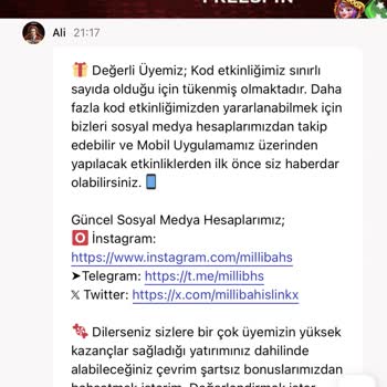 Milli Bahis Uygulamasında Kod Dağıtımı Sözü Yerine Getirilmiyor