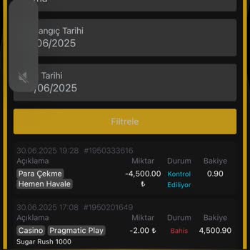 Çekim Talebim Onaylanmıyor Ve Ödeme Yapılmıyor
