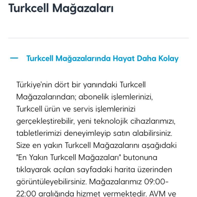 Turkcell Mağaza Saatleri Yanlış Bilgi Yüzünden Mağduriyet Yaşatıyor